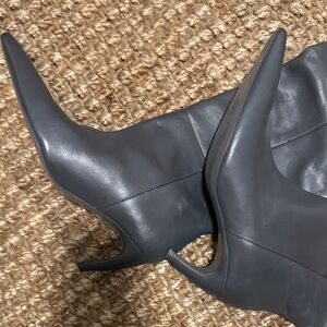 Elegant Charcoal Over-the-Knee Boots